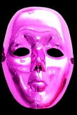 MASCHERA DOMINO FUCSIA
